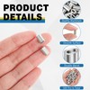 Yaocom 200 Pcs 3/32" Aluminum Crimping Loop Sleeve Cable Crimp