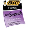 BIC Cristal Stic Ballpoint Pen, 1.0mm, Medium Point, Red Ink,