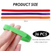 TYFGRT Pack of 36 Pet Identification Rings, Colourful Pet Collars,