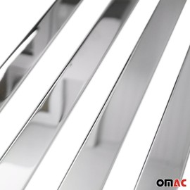 OMAC Side Door Molding Trim Skirt Garnish for Mercedes Metris 2016-24 Stainless Steel