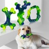Frienhund 3-Pack Indestructible Nylon Dog Chew Toys for Aggressive Chewers