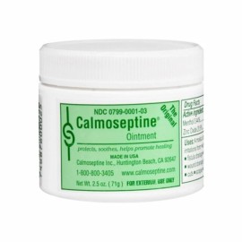 Calmoseptine Ointment Jar Protects Soothes & Helps Heal Skin Irritations 2.5 Oz