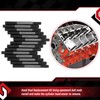 ISINFLASH 12-Point Cylinder Gasket Head Stud Bolt Set Compatible with