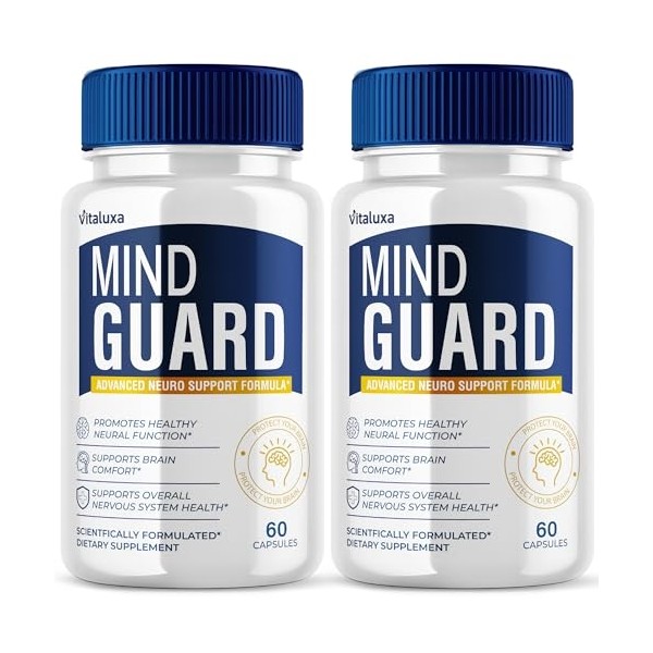 (2 Pack) Mind Guard Brain Supplement Capsules, MindGuard Memory Pills