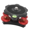 LP64 Camera Photography Tripod Leveler Tri Wheel Leveling Base Tripod