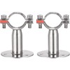 Hsthe Sea 2pcs Wall Mount Ceiling Mount Pipe Bracket, (Φ25-27mm)