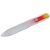 Brajek Glass Nail File 140mm Single Sided (Orange Gradient #01)