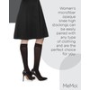 MeMoi Microfiber Opaque 40 Denier Knee Highs Black 9-11