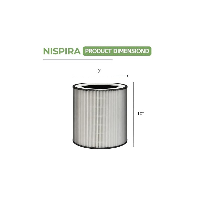 Nispira C610 Replacement Filter Z for Winix C610 Air Purifier