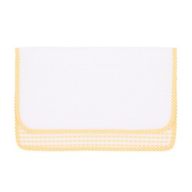 EMMEBi Nursery Envelope Checked with Aida Fabric or Plain Aida Yellow, One Size, Aida Yellow