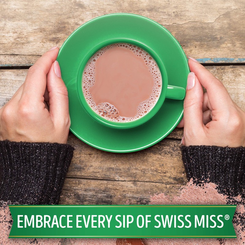 Swiss Miss Milk Chocolate Flavored No Sugar Added Hot Cocoa