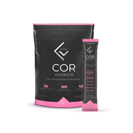 CorHydrate Drink Mix – Pink Lemonade | Electrolyte-Rich Blend | Oral Rehydration Supplement | 15 Sticks
