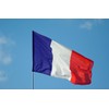 LEIVESTE - French Flag, Weatherproof with Rod Loop for French