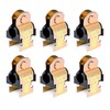 LBG Products 6 Pack Rubber Cushion Pipe Clamps, 5/8" OD,