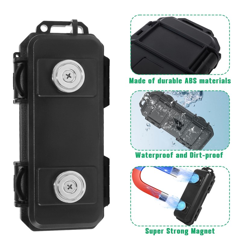 Magnetic Key Holder Under Car, Hide a Key Outside, Magnetic