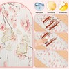 Hejo Cherry Blossom Pattern Table Runner,Reusable Table Runners for Dining