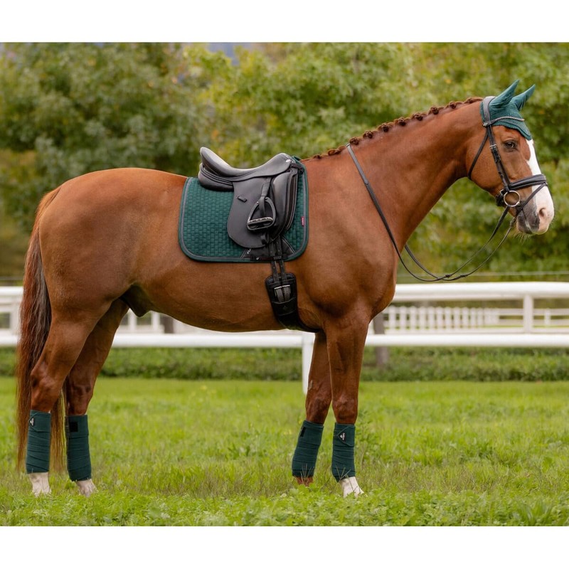 LeMieux Suede Dressage Square Saddle Pads - English Saddle Pads