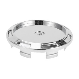 Partuto 1 Pcs 67mm 2.64" OD - Universal Car Wheel Hub Center Cap - Car SUV Trucks Auto Hub Covers Automotive Accessories Scratch Resistant Rustproof - Durable Plastic Chrome Color