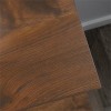 Sauder Clifford Place Engineered Wood Organizer Hutch in Grand Walnut
