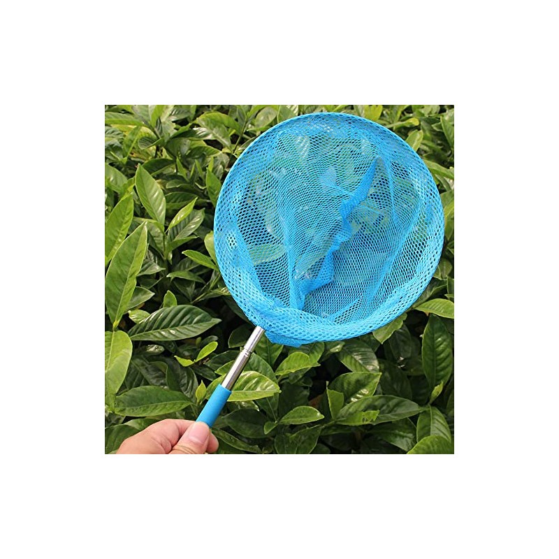 4pcs MAGIKON 8-Inch Diameter Retractable Bug Net,Little Fish Butterfly catching