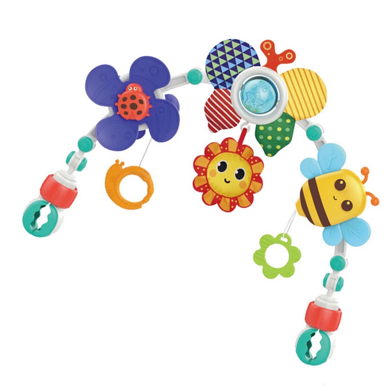 Baby Bed Hanging Rattles Multi Purpose Develop Hand Eye Coordination