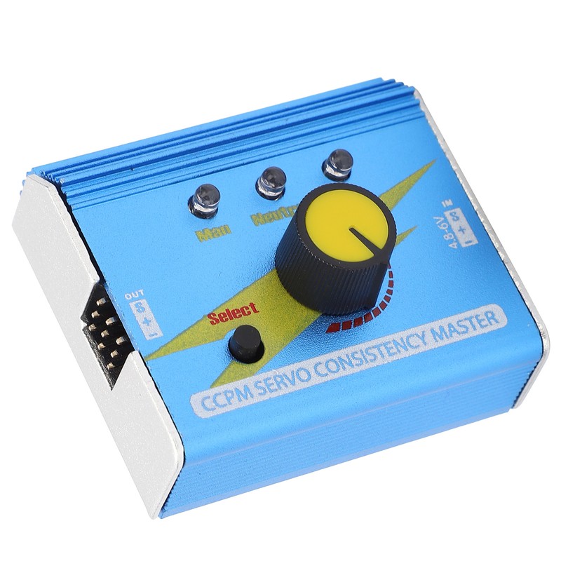 ESC Servo Tester CCPM Servo Consistency Master with 3‑Gear Indicator