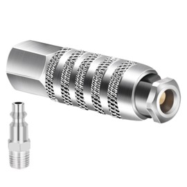 SAFELIFE Locking Air Chuck Double Jaws Lock on Tire Chuck Close Flow Air Chucks for Tires Heavy Duty-Won't Leak or pop Off - Rated to 150 PSI