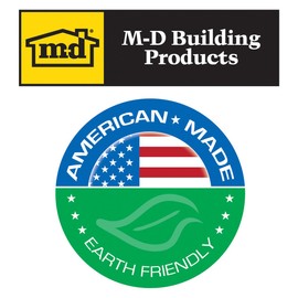 M-D Building Products 72074 Smooth 1-3/8-Inch by 36-Inch Carpet Trim, Satin Brass , Brown