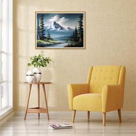 PUAGEMTI Landscape Diamond Art Painting Kit for Adults, Landscape Panorama Landscape Painting Full Diamond Diamond Art Painting Kit for Beginners DIY Adult Crafts Kit 12x16 inch