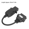 30cm Car OBD2 Diagnostic Cable Adapter 8PIN to 16PIN Plastic