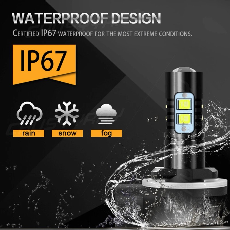 CHUSYYRAY For 2012-2017 Hyundai Veloster 2x 881 LED Fog Light