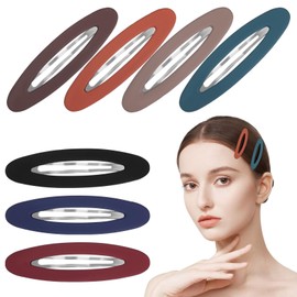 FOMIYES 7pcs Oval Shaped Hair Clips Water Drop Shape Hair Clips Matte Snap Hair Clips Hair Styling Clips Water Drop Shape Teen Girls Hair Accessories
