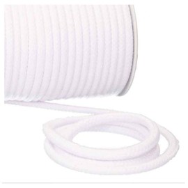 Turnbeutelliebe® Cord, 100% Cotton, 8 mm Wide, Thick, for Gym Bags, for Sewing, Many Colours and Lengths, Braided, Rope, Craft Cord, Ribbon