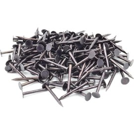 Design61 Comb Tips 1.6 x 16 mm Nail Nails Large Round Head Long Sharp Tips Blued 100g Approx. 330 Pieces