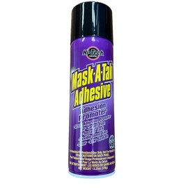 HI-TECH Mask-A-Tak Adhesive Promoter Spray – Instant Tack Bonding for Carpet Film, Clear Low-Soak Formula for Auto Interior Protection – 14 oz Aerosol