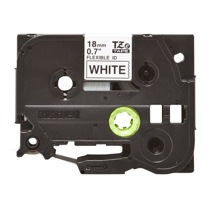 Brother TZe-FX251 Labelling Tape Cassette, Black on White, 24mm (W)