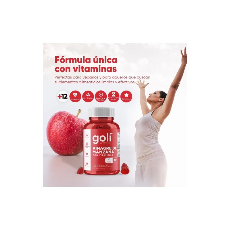 Goli Vinagre De Manzana 60 Gomitas