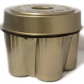 Nyakers Original Gingersnap Cookies Gift Tin 1.6 Pound 120 Snaps Swedish Bakery