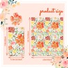 Summer Floral Paper Napkins - 100Pack, 2Ply