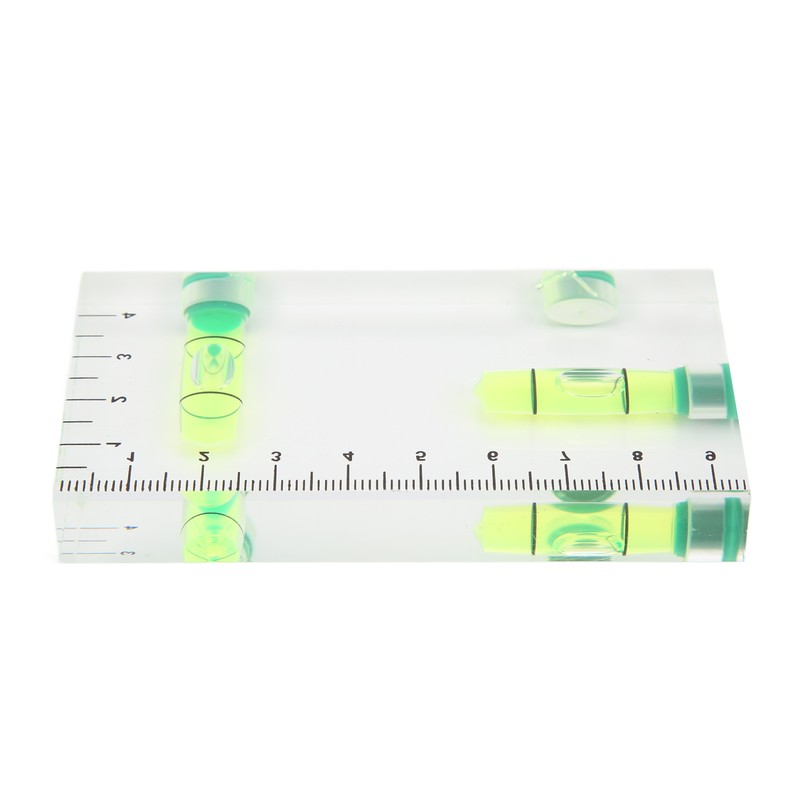 Two Dimensional Horizontal Bubble Level Portable Two Way Integrated Level