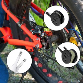 4 Pairs Bicycle Bike Disc Brake Pads Compatible with Avid Mechanical BB5, CSC, Kingdom, Promax DC 710, 720, 913, Decipher, Dualtron Ultra, DSK Series, 300,300R, 310, 330, 330R, Render-R ((Resin)