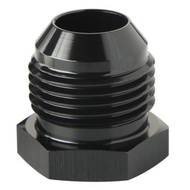 Podavelle 20AN Male Flare Hex Head Plug Fitting Adapter Aluminum Black