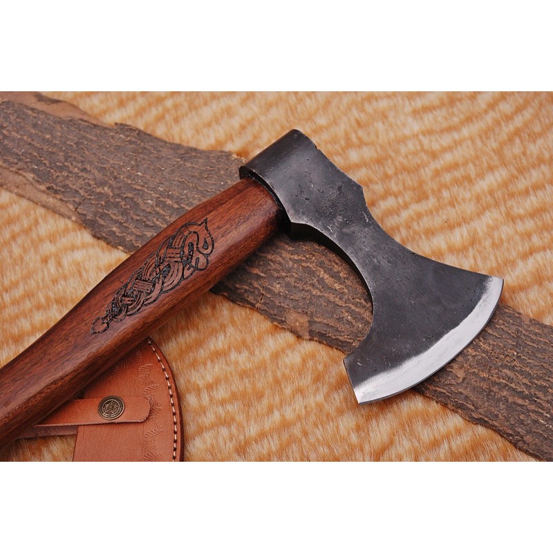Axe CUSTOM Handmade High Carbon Steel TOMAHAWK , HATCHET, AXE