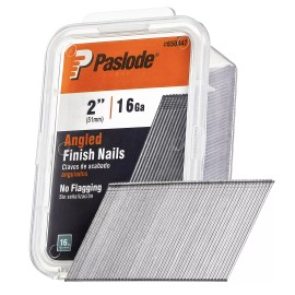 Paslode, Finishing Nail,  650047, 20 Degree Angled Galvanized, 16 Gauge, 2 inch