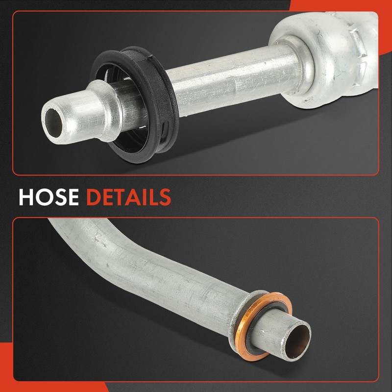 A-Premium Automatic Transmission Oil Cooler Line Hose Assembly Compatible with