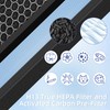 Pulluty HSP001 True HEPA Filter Replacements for Hathaspace Air Purifier