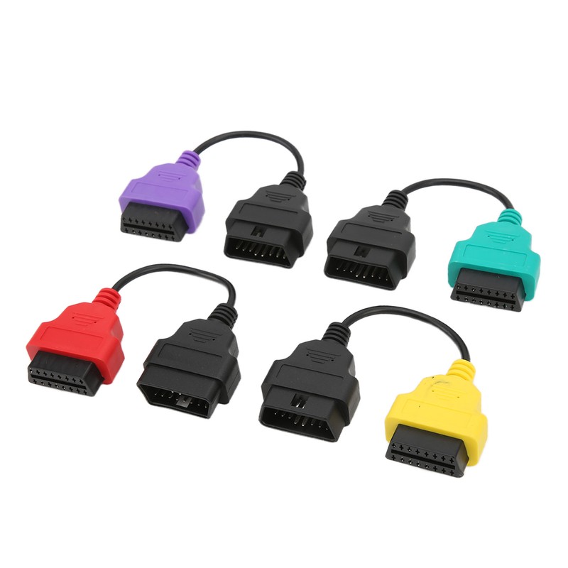 4pcs OBD2 Scanner Cable Adapter Diagnostic Connector Car Scan Tool