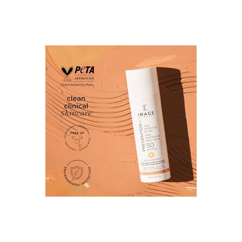 IMAGE Skincare, Prevention+ Daily Perfecting Primer SPF 50, Zinc Oxide