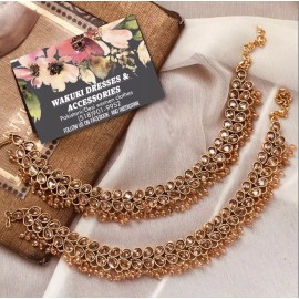 For Women Anklets for women 3colors Available Black Golden Green