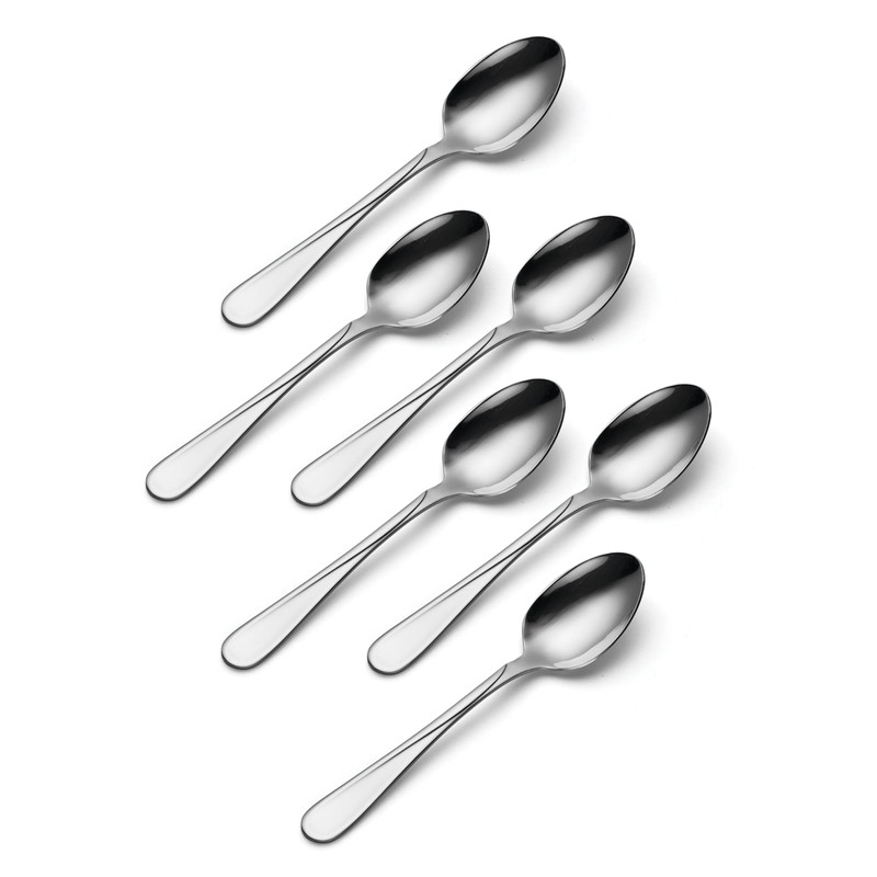 Oneida Flatware Flight, Teaspoons, Stainless Steel, Set of 6